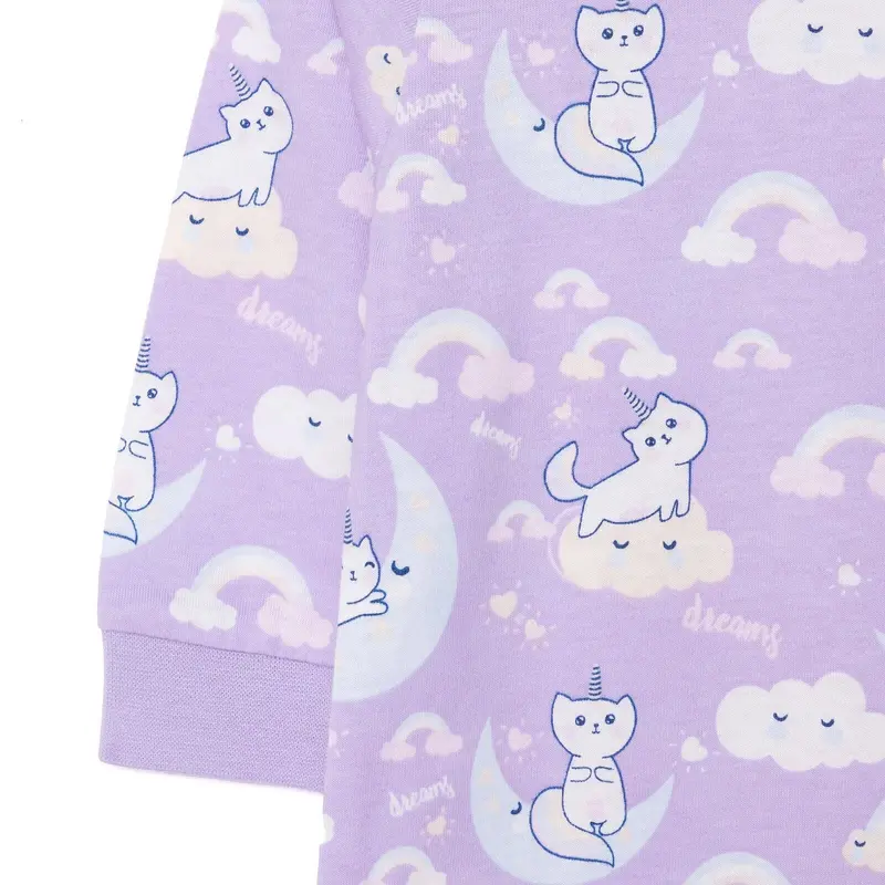 Hellobaby Girl Long Sleeve Pyjamas Set - Purple 6