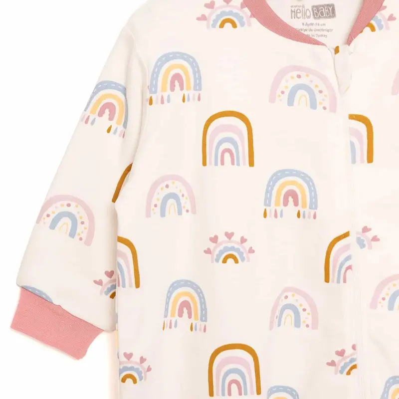 Hellobaby Girl Sleepsuit - Ecru 4