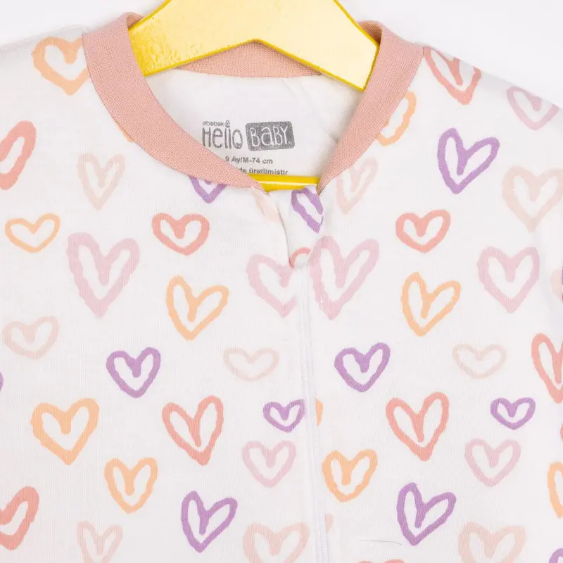 Hellobaby Girl Sleepsuit - Light Pink 4