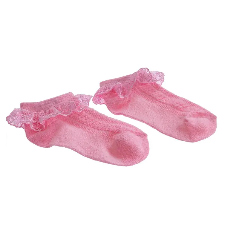 Hellobaby Girl Socks With Lace - Pink 5