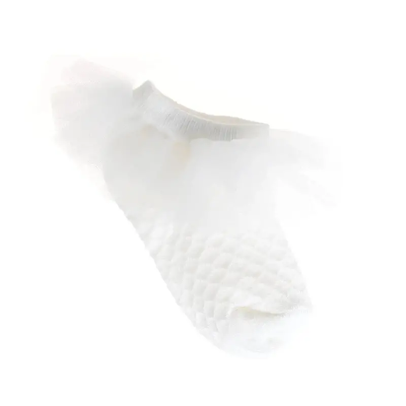 Hellobaby Girl Socks With Lace - White 2