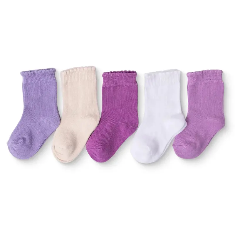 Hellobaby Girls 5-Pack Ankle Socks Dinosaur Print - Pink 1
