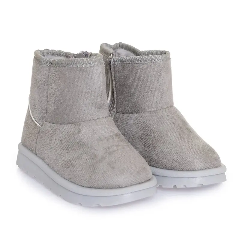 Hellobaby Girls Boots Zip-Up - Grey 1
