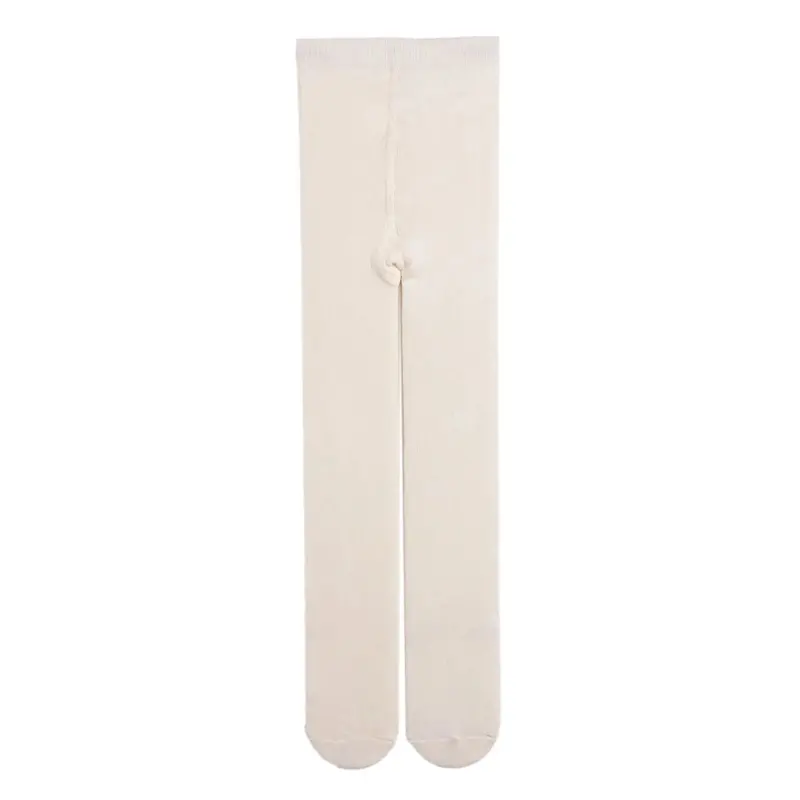 Hellobaby Girls Chenille Tights - Ecru 1