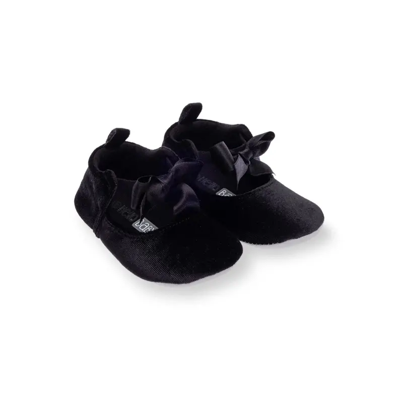 Hellobaby Girls Christmas Pre-Walker Shoes - Black 1