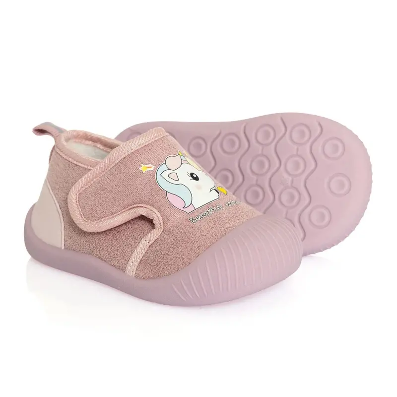 Hellobaby Girls First Step Shoes - Salmon 1