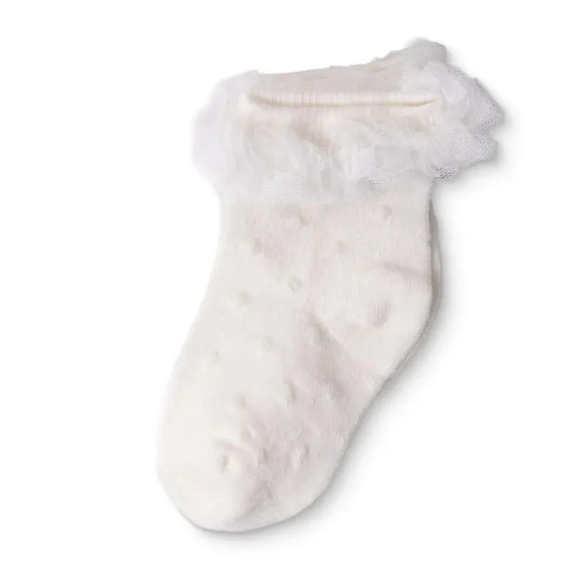 Hellobaby Girls Lace Socks - White 1