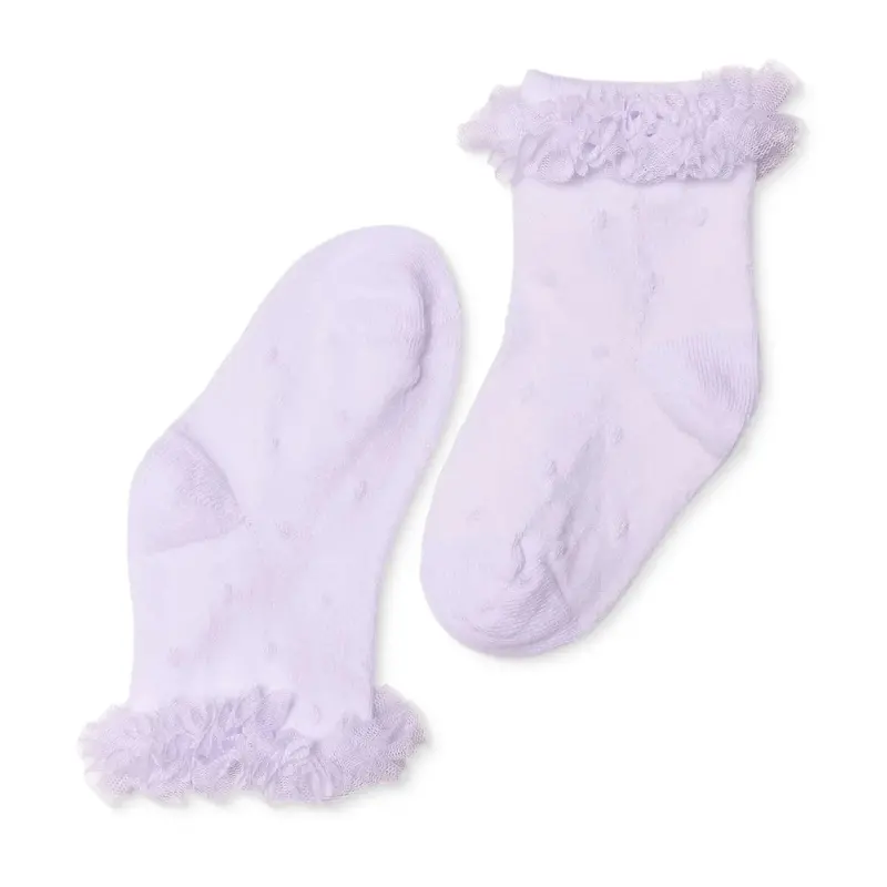 Hellobaby Girls Lace Socks - White 1