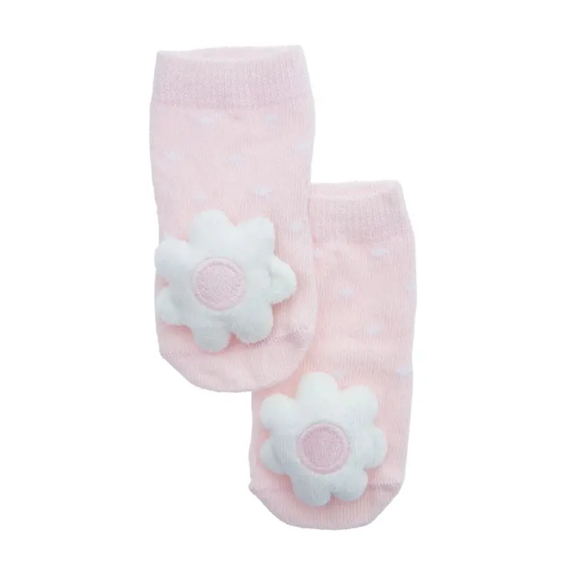 Hellobaby Girls Playful Socks Flower - Pink 1