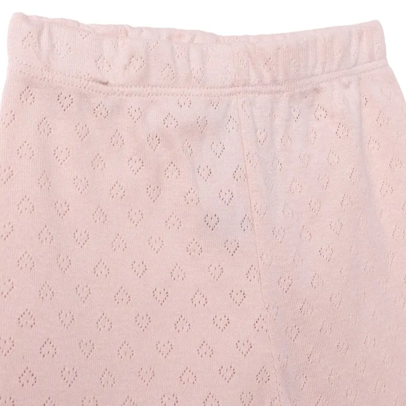Hellobaby Girls Short Sleeve Pyjamas Set Heart Crew Neck Short Leg Short Sleeve - Pink 6