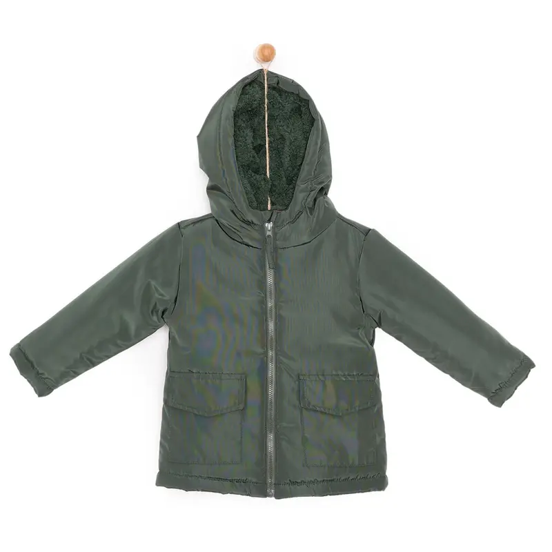 Hellobaby Hooded Coat - Green 1