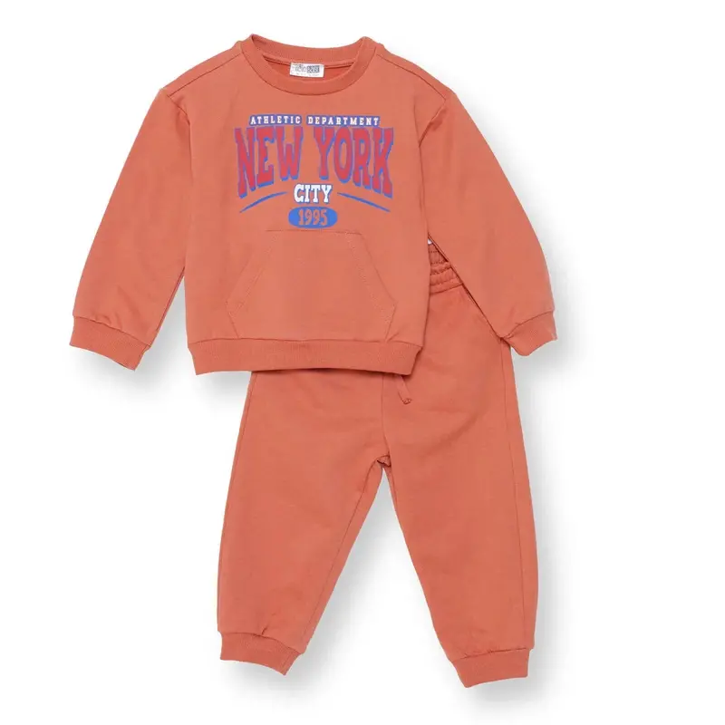 Hellobaby Jogging Set - Brown 1