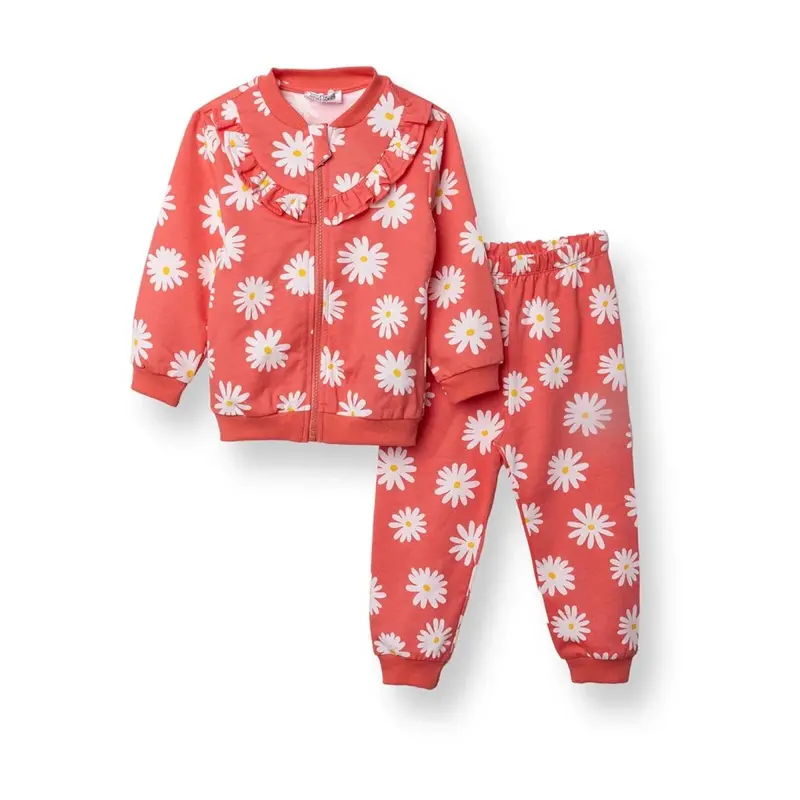 Hellobaby Jogging Set - Coral Printed 1