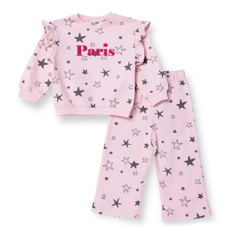 Hellobaby Jogging Set - Pink Printed 1