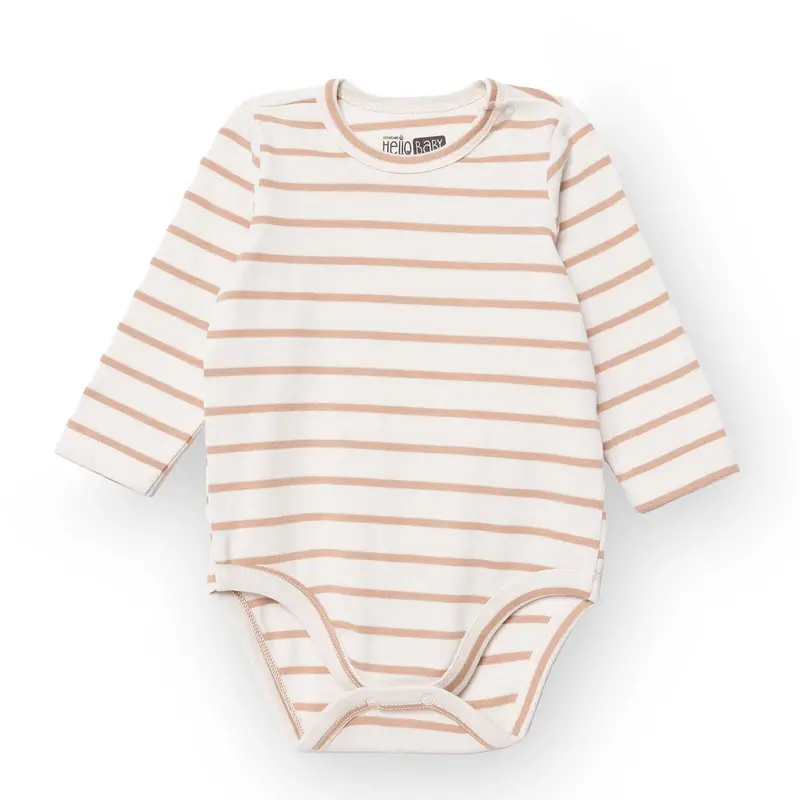 Hellobaby Long Sleeve Body - Beige 1