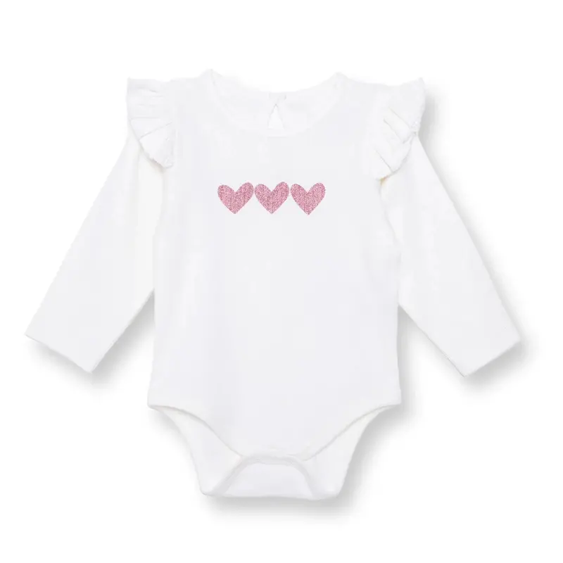 Hellobaby Long Sleeve Body - Ecru 1