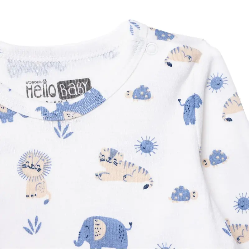 Hellobaby Long Sleeve Body - Ecru 3