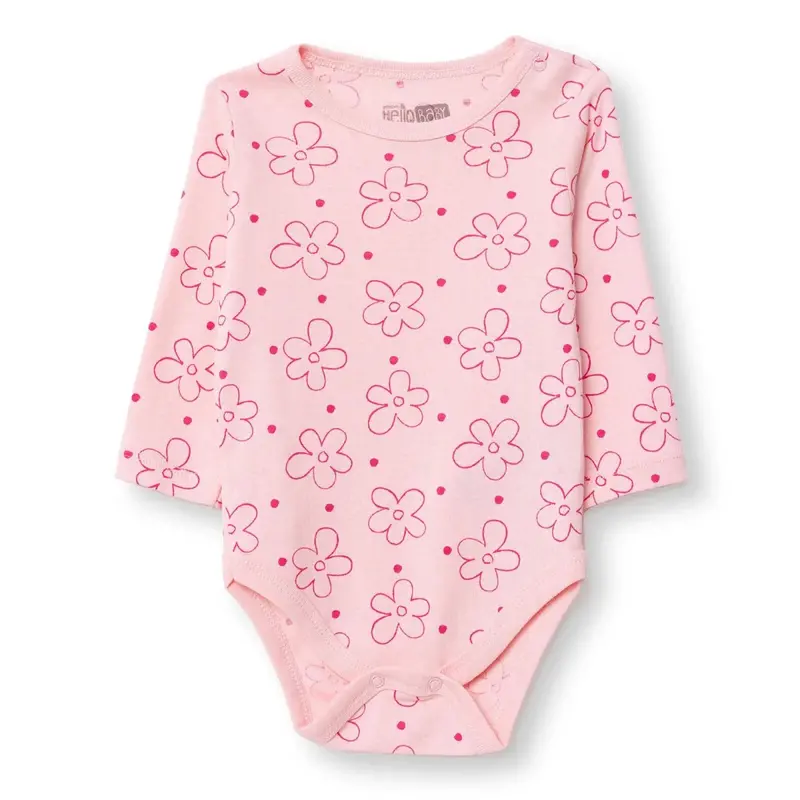 Hellobaby Long Sleeve Body - Pink 1