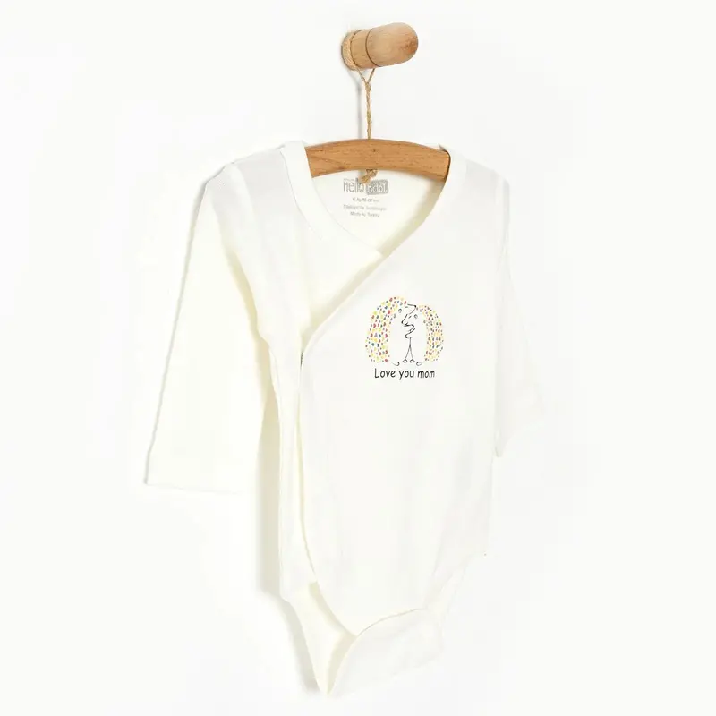 Hellobaby Long Sleeve Bodysuit - Ecru 2
