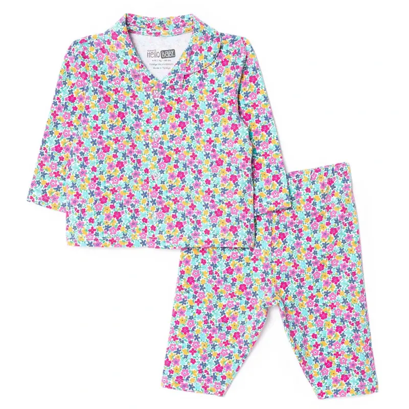 Hellobaby Long Sleeve Pyjamas Set - Ecru 1