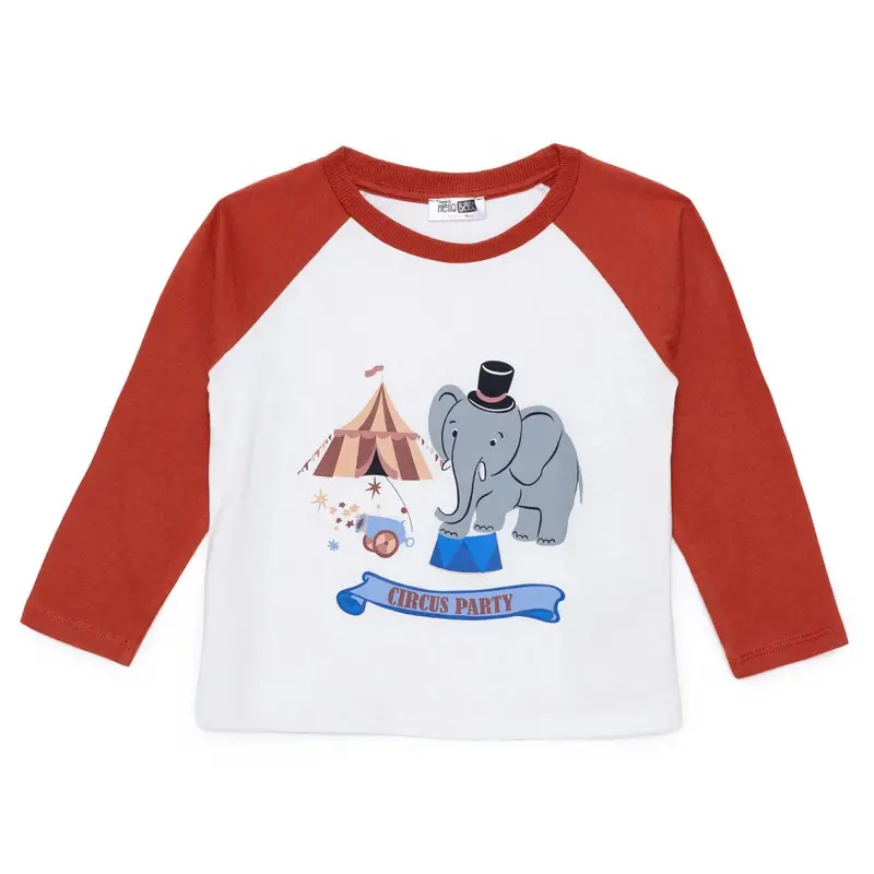 Hellobaby Long Sleeve Tshirt - Ecru 1