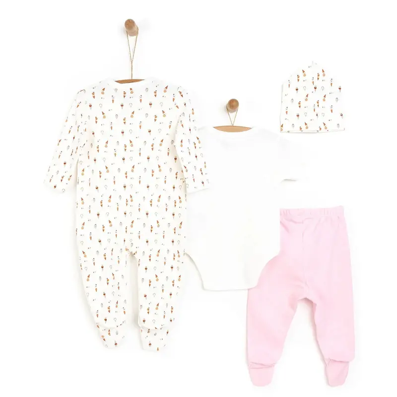 Hellobaby Newborn 4 Pcs Hospital Pack - Pink 2