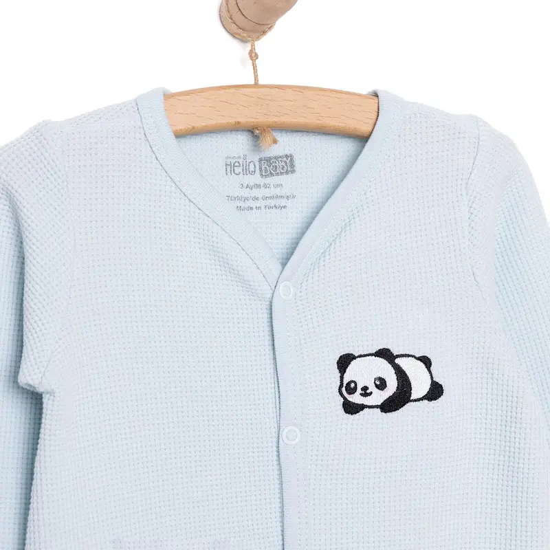 Hellobaby Newborn Baby Boy Jumpsuit - Light Blue 3