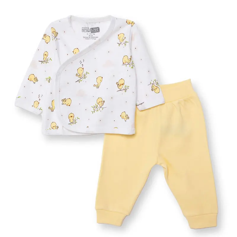 Hellobaby Newborn Body-Footless Bottom - Ecru 1