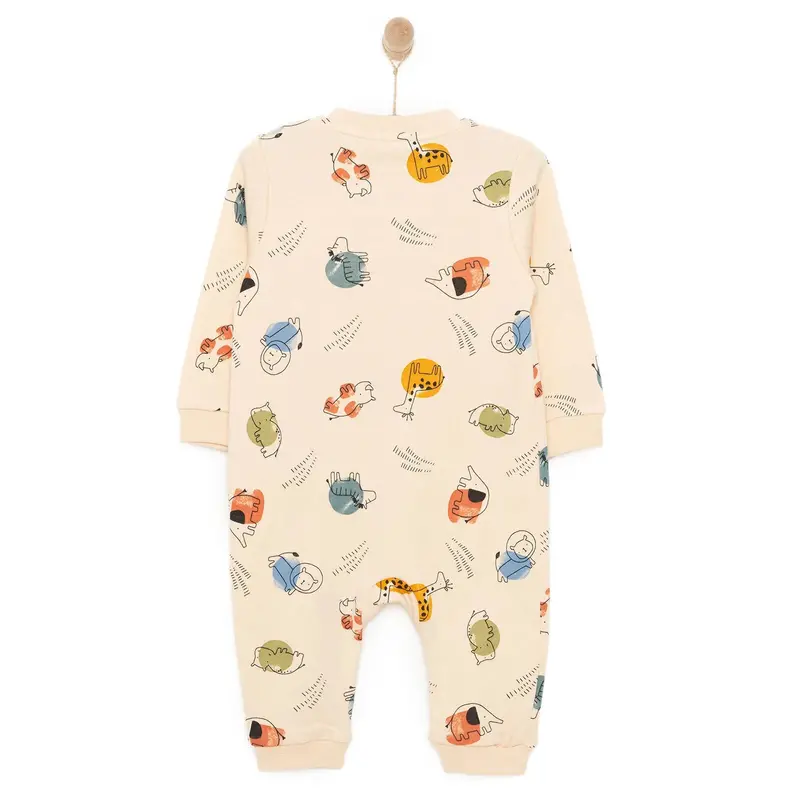 Hellobaby Newborn Boy Jumpsuit - Beige 2