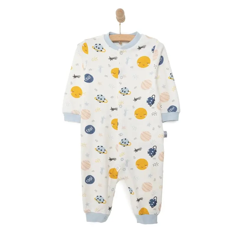 Hellobaby Newborn Boy Jumpsuit - Ecru 1