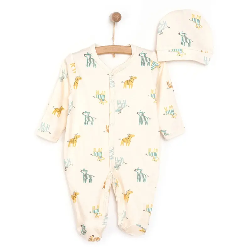 Hellobaby Newborn Boy Jumpsuit-Hat 1