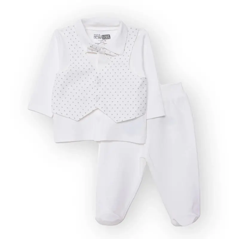 Hellobaby Newborn Ceremony Outfit - White 1