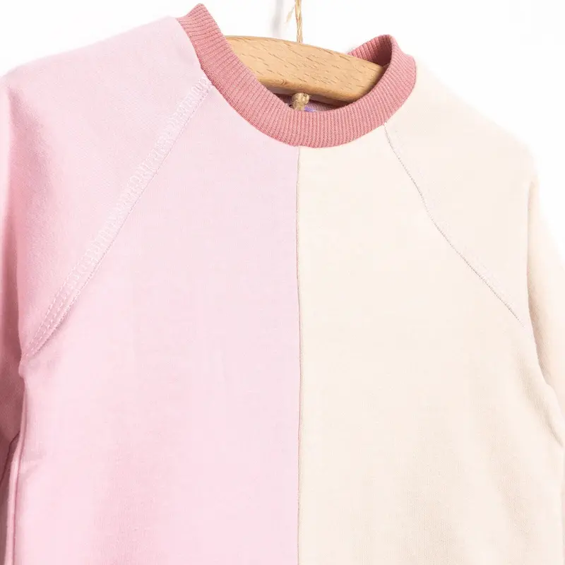 Hellobaby Newborn Colour Block Sweatshirt - Pink 3