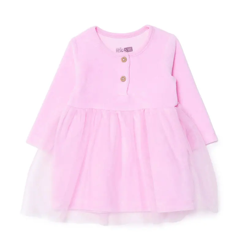 Hellobaby Newborn Dress - Pink 1