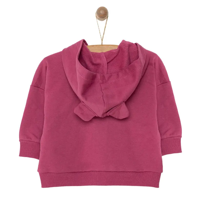 Hellobaby Newborn Girl Cardigan - Damson 2