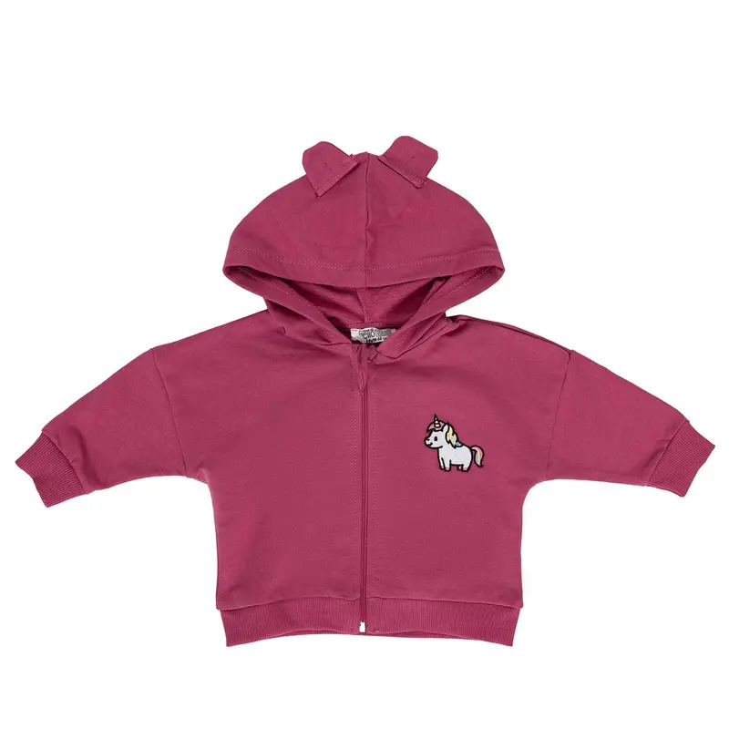 Hellobaby Newborn Girl Cardigan - Damson 3