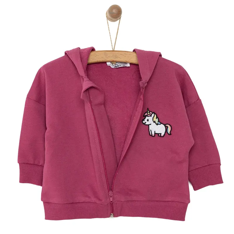 Hellobaby Newborn Girl Cardigan - Damson 4