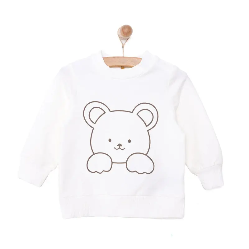 Hellobaby Newborn Girl  Cat Printed Sweatshirt 1