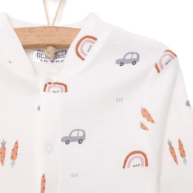 Hellobaby Newborn Jumpsuit - Beige 4