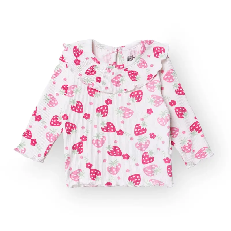 Hellobaby Newborn Sweatshirt - Ecru Printed 1