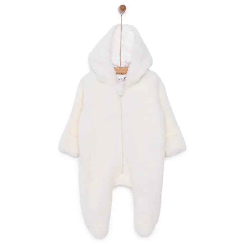 Hellobaby Newborn Unisex Baby Jumpsuit - Ecru 1