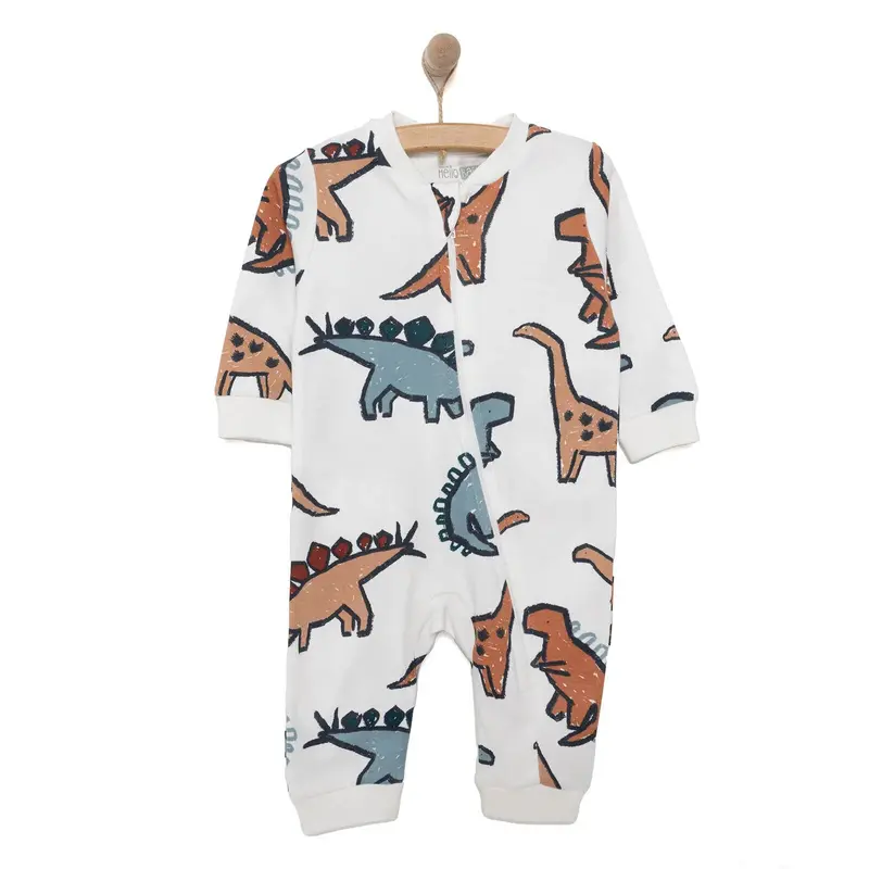 Hellobaby Newborn Unisex Jumpsuit - Ecru 1