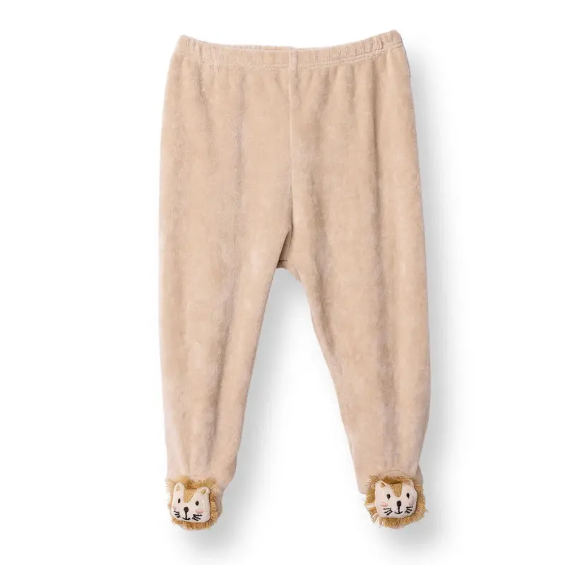 Hellobaby Newborn Velvet Footed Bottom - Beige 1