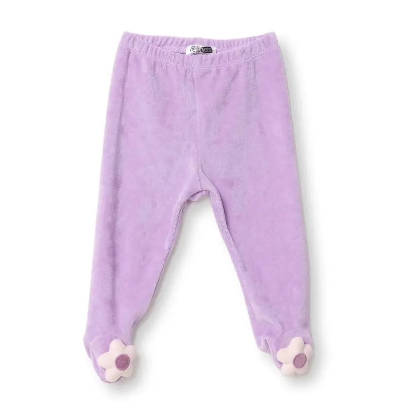 Hellobaby Newborn Velvet Footed Bottom - Lilac 1