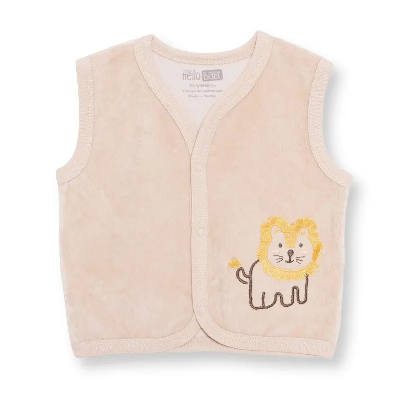 Hellobaby Newborn Vest - Beige 1