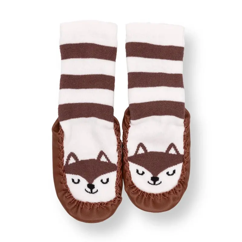 Hellobaby Rattle Socks - Brown 1