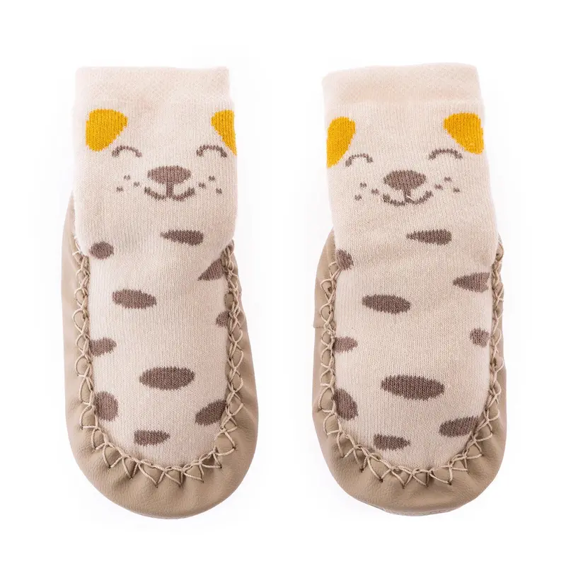 Hellobaby Rattle Socks - Ecru 1