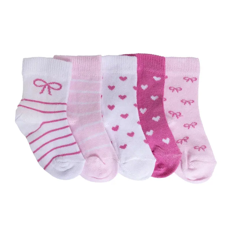 Hellobaby Socks 5 Pcs - Pink 1