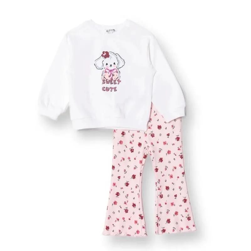 Hellobaby Sweatshirt-Leggings - Ecru 1