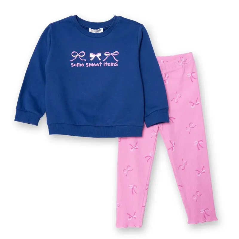 Hellobaby Sweatshirt-Leggings - Navy Blue 1